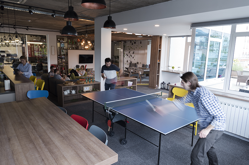 Two Men Playing Table Tennis | LegalTechMunch