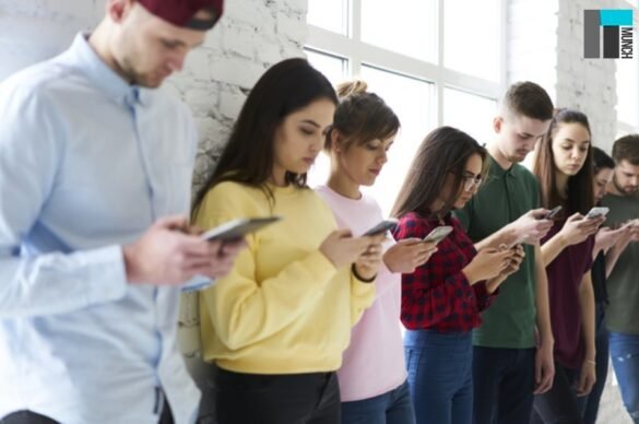 Youngsters using mobile phones | LegalTechMunch