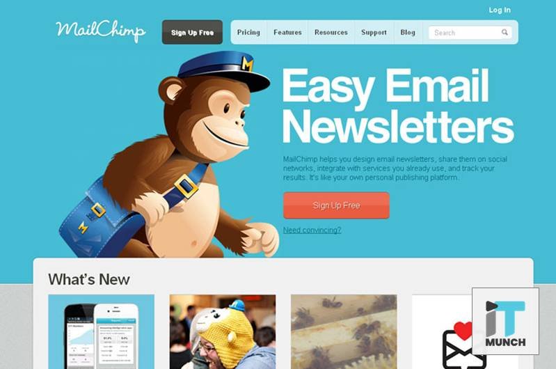 MailChimp email marketing tool | LegalTechMunch