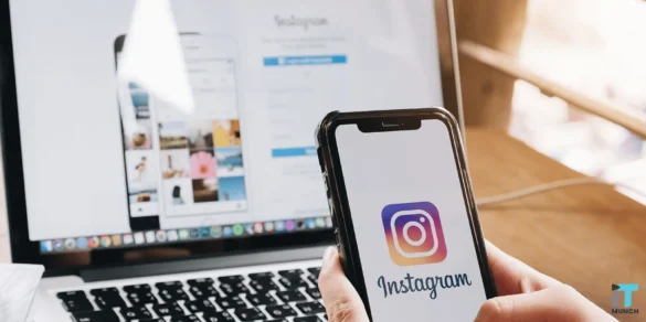 Person using Instagram on mobile I LegalTechMunch