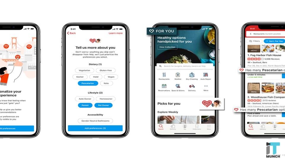 Yelp Allows Users To Personalize Their Homepage 1 Personalized homepage on Yelp | LegalTechMunch