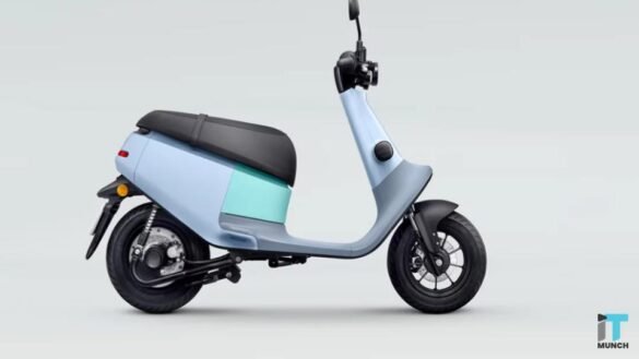 Viva scooter in blue colour | LegalTechMunch