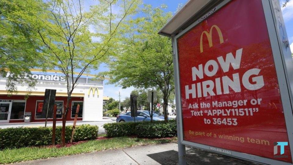 McDonald's "Now Hiring" display board | LegalTechMunch