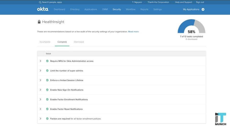 Okta health insights | LegalTechMunch