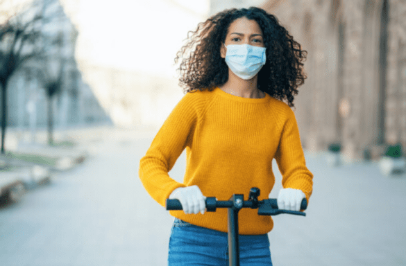 A girl wearing mask | LegalTechMunch