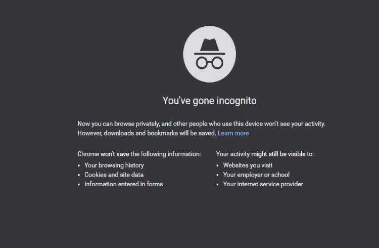 Chrome Incognito Mode | LegalTechMunch