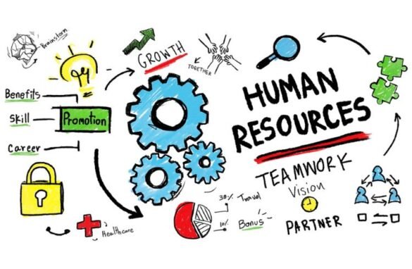 Human resources teamwork business illustration