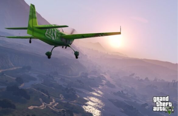 An airplane in GTA V world