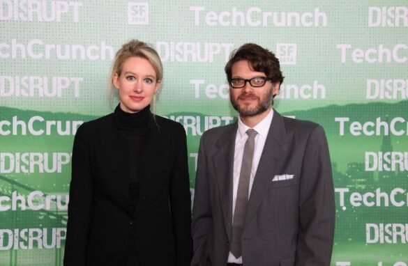 Elizabeth Holmes Backstage at TechCrunch Disrupt San Francisco 2014